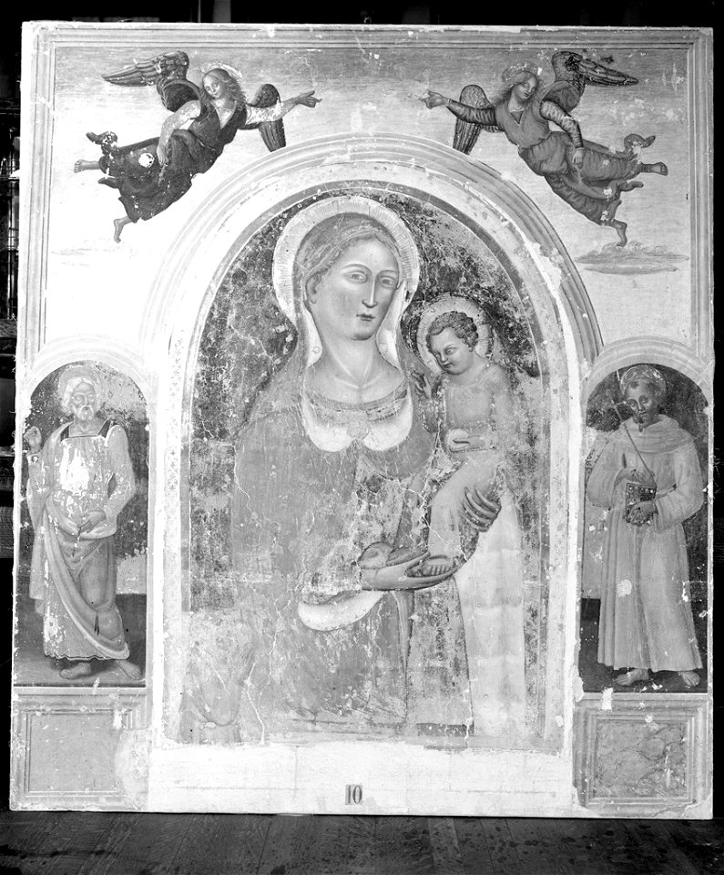 Unidentified Artist - Virgin and Child with a Male Donor - 1923.46 - Fogg Museum