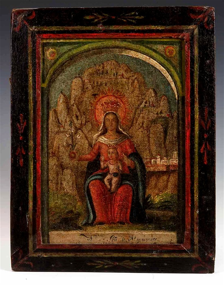 Unidentified Puerto Rican Artist - Virgen de Monserrate - 1996.91.10 - Smithsonian American Art Museum