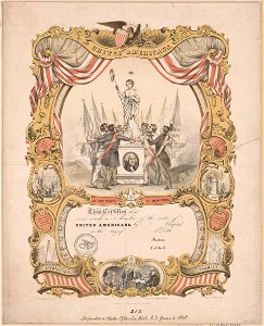 United Americans of the state of New York - designed & litho'd. in colors by C(harles) Parsons ; printed by G. & W. Endicott. LCCN2003689252