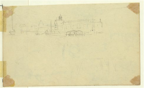 Unidentified city view, capitol done in distance LCCN2004660059