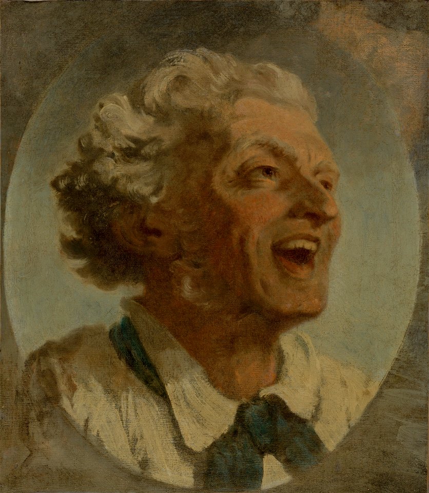 Unidentified Artist - Portrait of a Laughing Man - 1953.98 - Fogg Museum