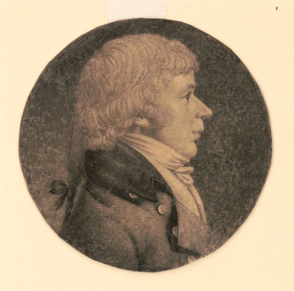 Unidentified man, head-and-shoulders portrait, right profile LCCN2007676814