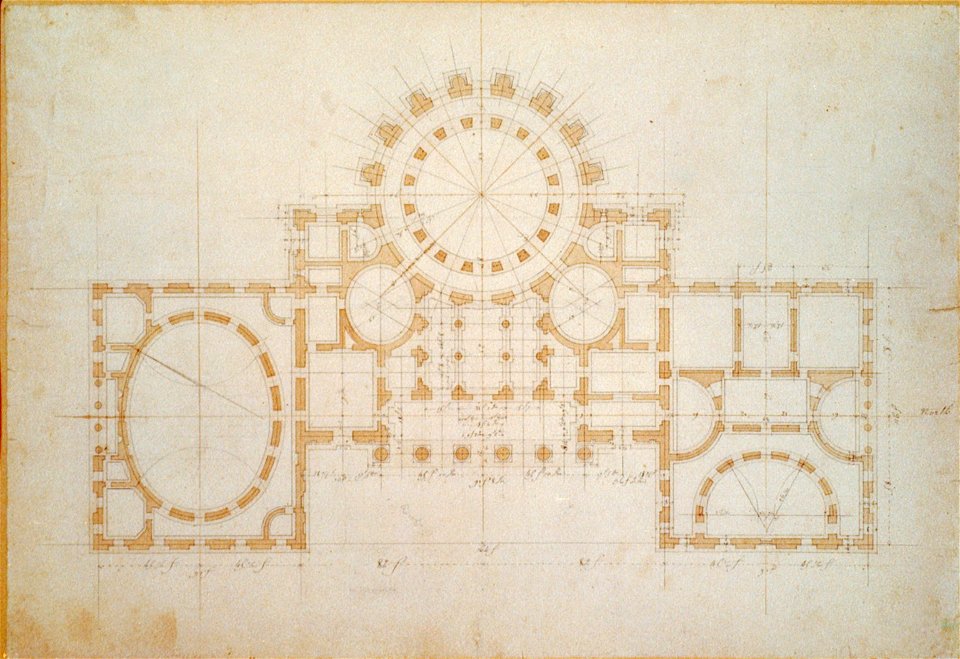 United States Capitol (Federal Capitol), Washington, D.C. Floor plan LCCN2002711954