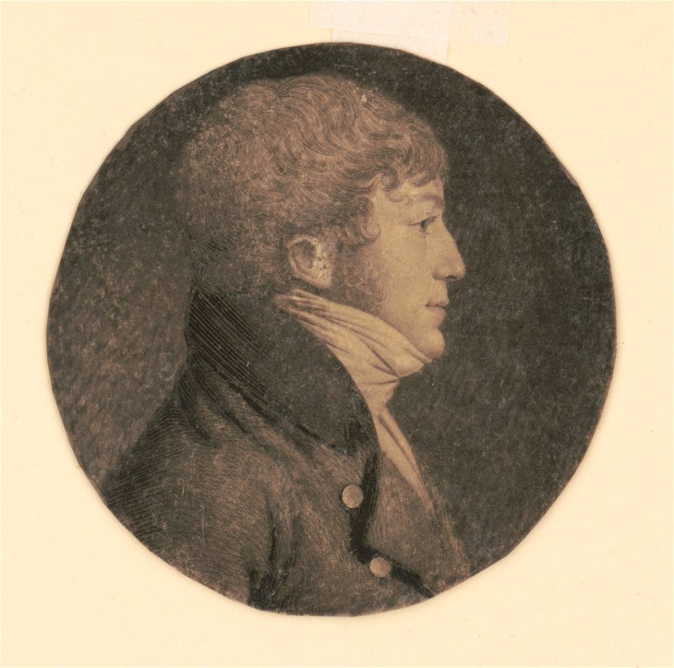 Unidentified man, head-and-shoulders portrait, right profile LCCN2007676833