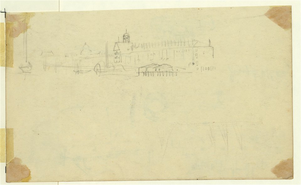Unidentified city view, capitol done in distance LCCN2004660059