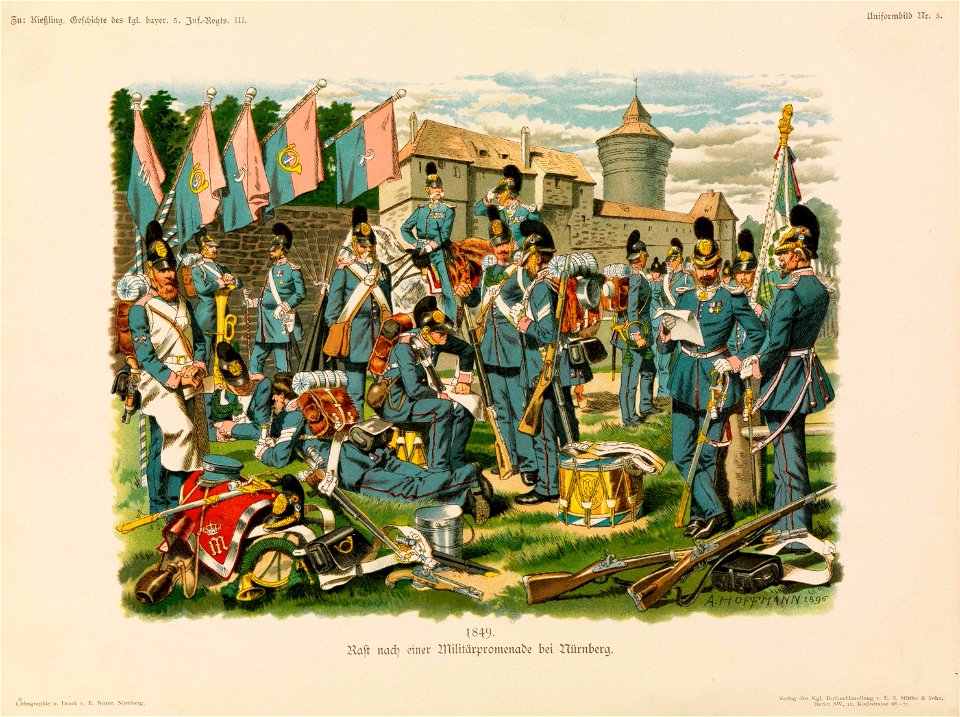 Uniform-Bilder Königlich Bayerisches Infanterie-Regiment Großherzog Ernst Ludwig von Hessen 005