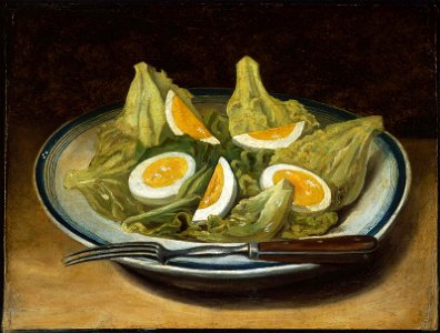 Unidentified artist, American, mid-19th century - Egg Salad - 47.1220 - Museum of Fine Arts. Free illustration for personal and commercial use.