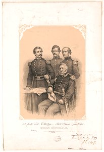 Union generals - Mayer & Stetfield's lith. 97 State St. LCCN90714113