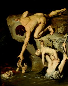 Une Scène du Déluge - Joseph-Désiré Court (A 23)