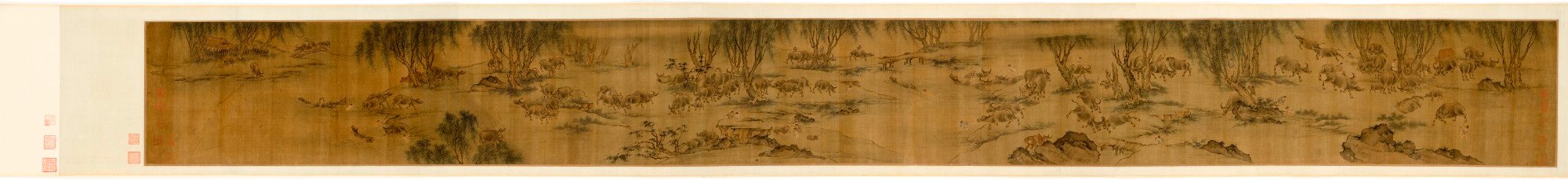 Unknown (Chinese) - Water Buffaloes and Herd Boys - 31.284 - Detroit Institute of Arts