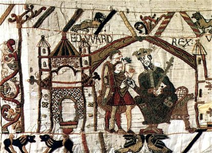 Unidentified artists - The Bayeux Tapestry - Initial scene - WGA24159
