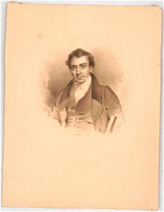 Unidentified man, half-length portrait, facing front) - Schoener 1827 LCCN2016648658