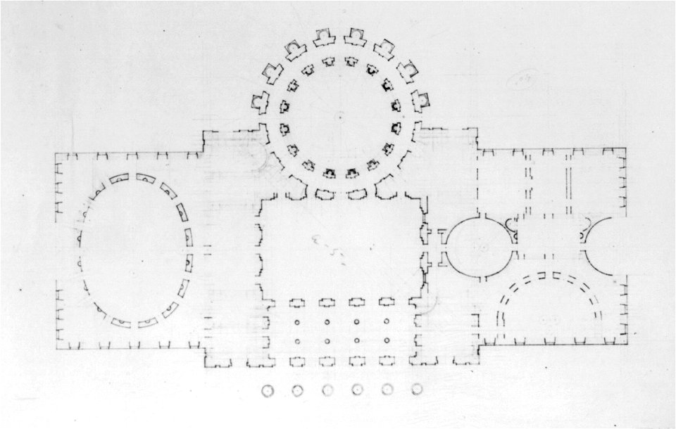 United States Capitol (Federal Capitol), Washington, D.C. Floor plan LCCN2002711956