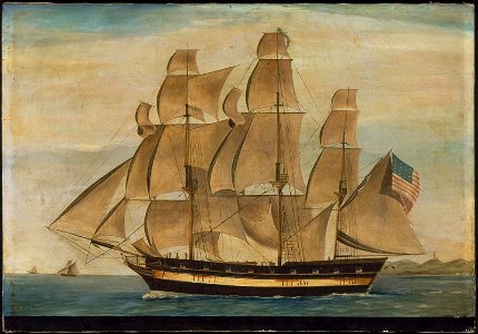Unidentified artist, American, 19th century - Early American Privateer Avon - 32.193 - Museum of Fine Arts