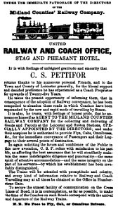 United Railway and Coach Office, Leicester