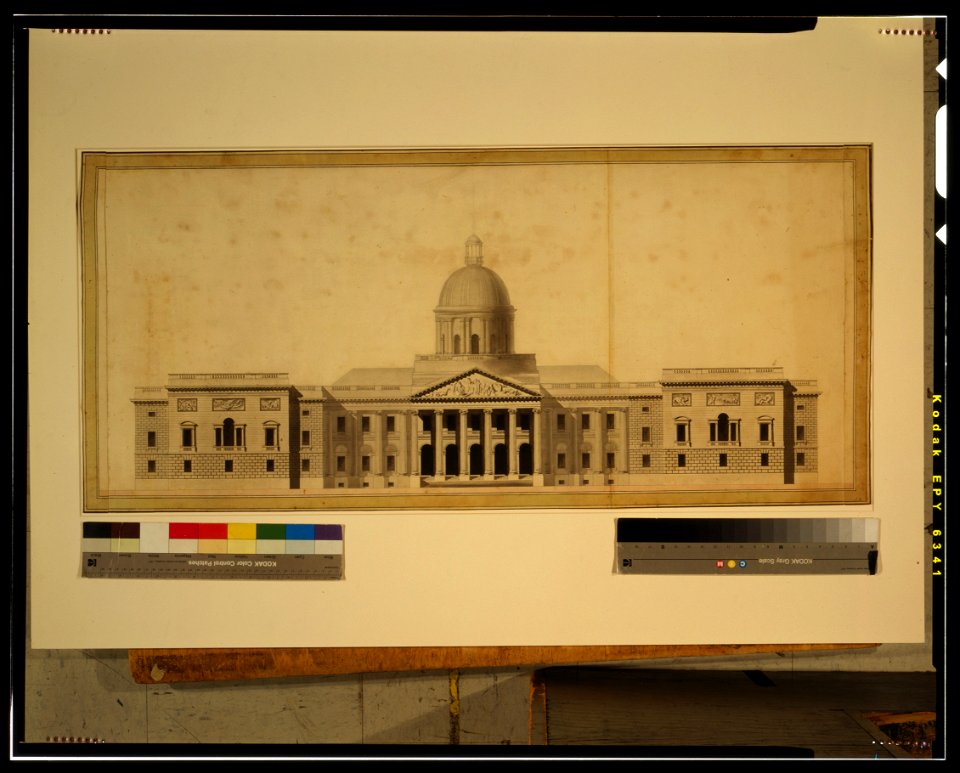 United States Capitol, Washington, D.C. East front elevation, rendered LCCN2001695768
