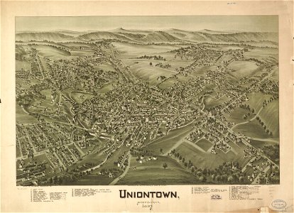 Uniontown, Pennsylvania, 1897. LOC 75696551