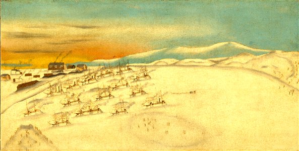 Unknown (American) - Whaling Fleet, Icebound - 81.836 - Detroit Institute of Arts