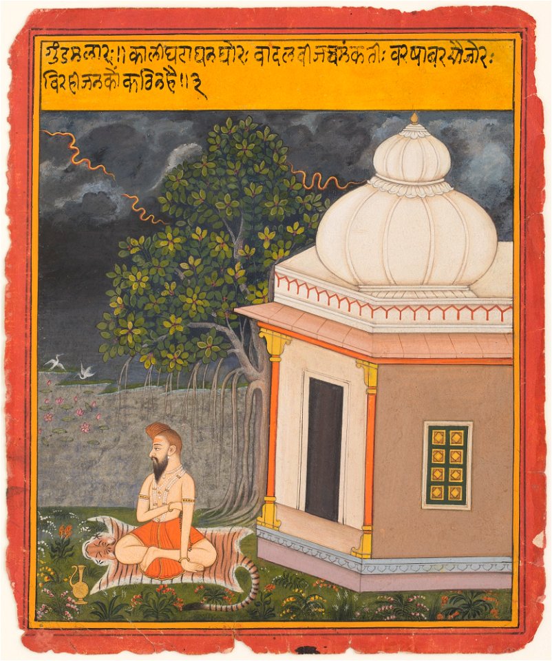 Unknown (Indian) - Ascetic Enduring a Thunderstorm - 69.415 - Detroit Institute of Arts