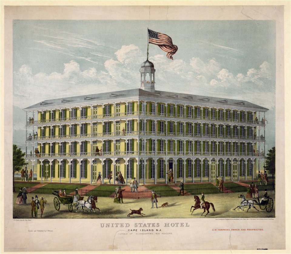 United States Hotel Cape Island, N.J. LCCN2003655773