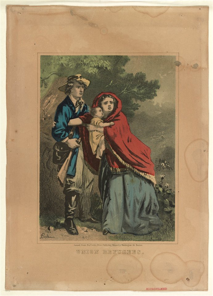 Union refugees - Baker. LCCN90714047