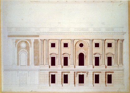 United States Capitol, Washington, D.C. North (Senate) wing elevation LCCN2002711978