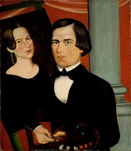 Unknown (American) - Artist and his Subject - 81.840 - Detroit Institute of Arts