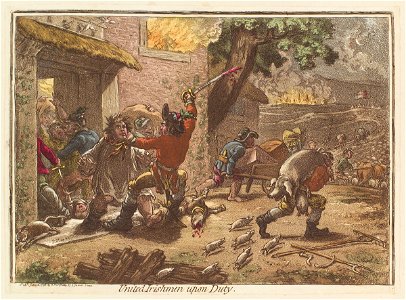 United Irishmen upon duty by James Gillray
