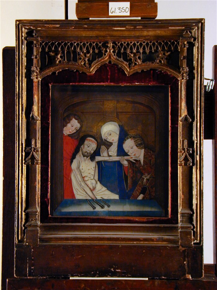 Unknown (French) - The Virgin, Mary Magdalene and St. John Mourning the Dead Christ - 61.350 - Detroit Institute of Arts