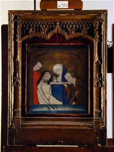 Unknown (French) - The Virgin, Mary Magdalene and St. John Mourning the Dead Christ - 61.350 - Detroit Institute of Arts