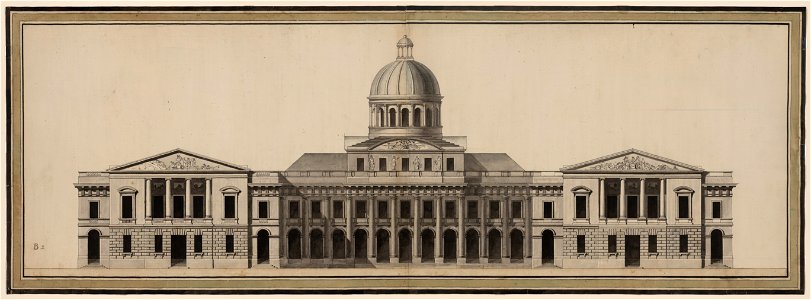 United States Capitol (Washington, D.C.). East front elevation, architectural sculpture, dome LCCN2001695767