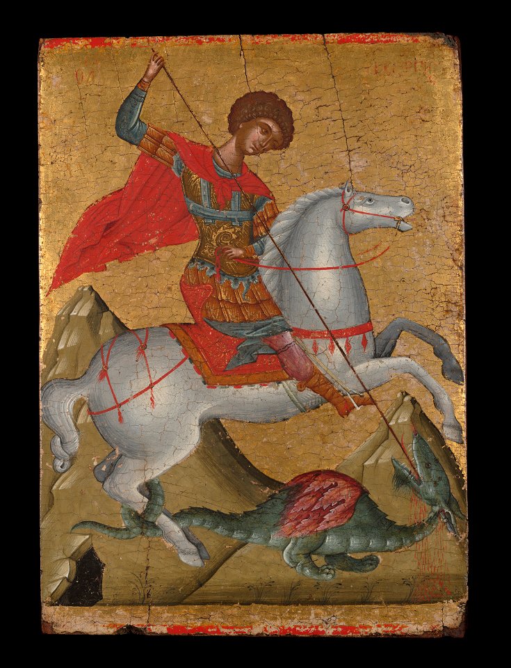 Unknow - Saint George Slaying the Dragon - 1871.108 - Yale University Art Gallery