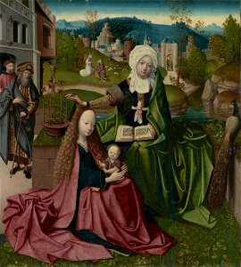 Unknow - Virgin and Child with Saint Anne - ILE1973.8.3 - Yale University Art Gallery