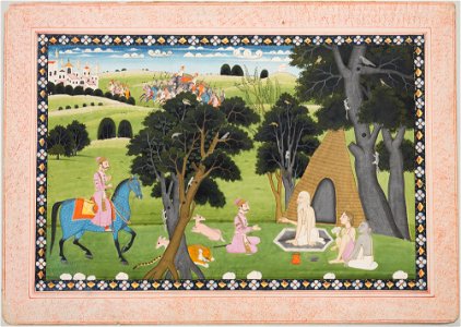 Unknown (Indian) - Consultation with a Hermit Guru - 69.420 - Detroit Institute of Arts