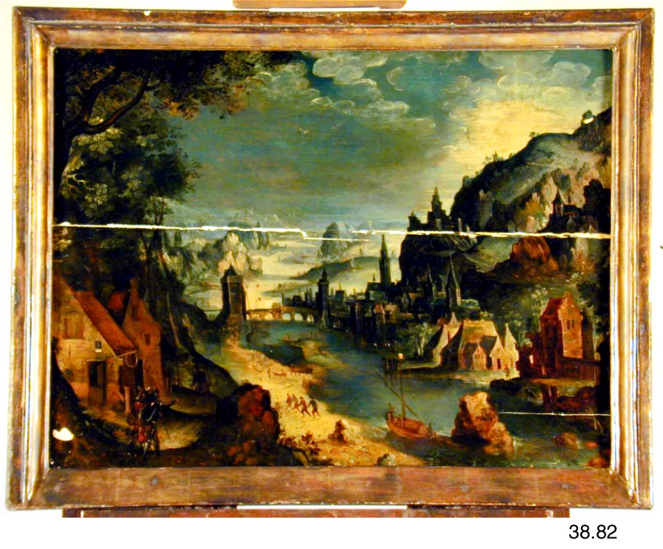 Unknown (Flemish) - Mountain Landscape - 38.82 - Detroit Institute of Arts