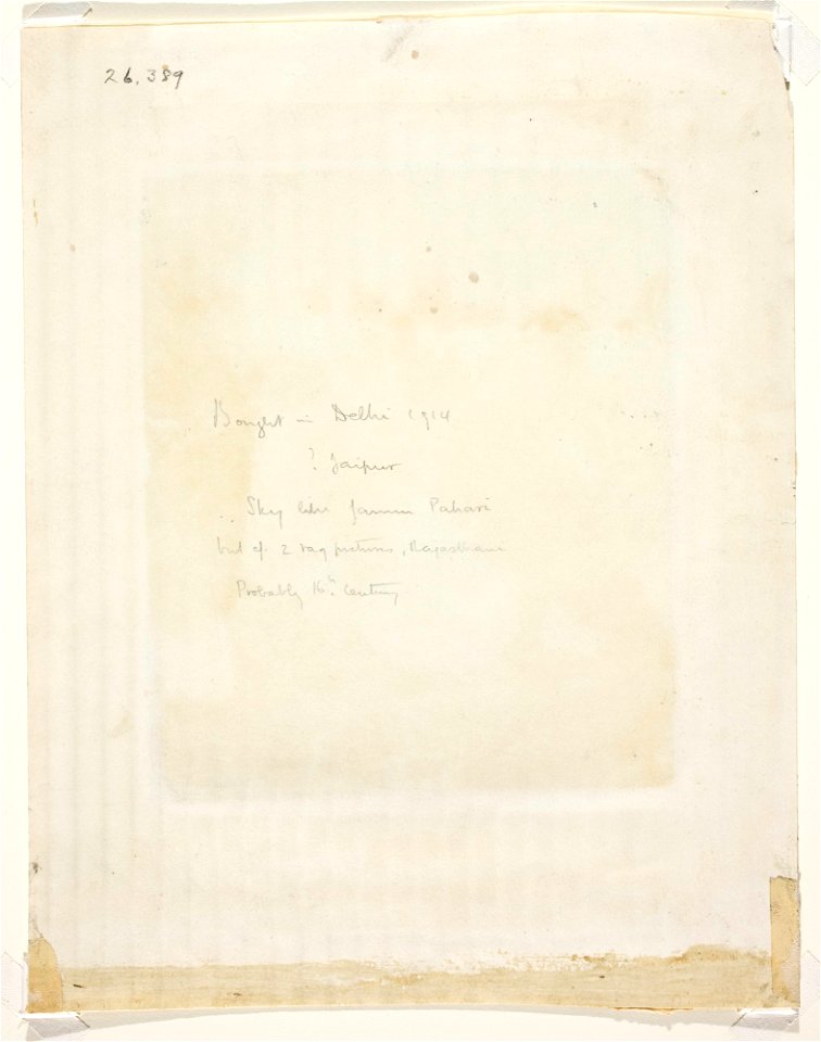Unknown (Indian) - Gaura-Mallara Ragini (A Musical Mode) - 26.389.B - Detroit Institute of Arts