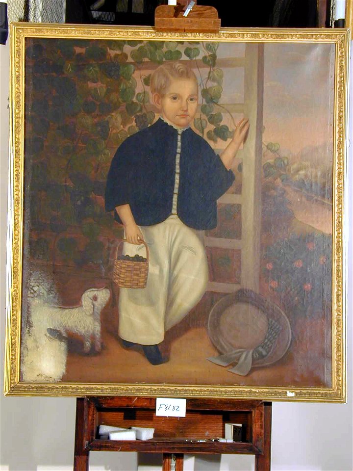 Unknown (American) - Boy with Dog - F81.82 - Detroit Institute of Arts