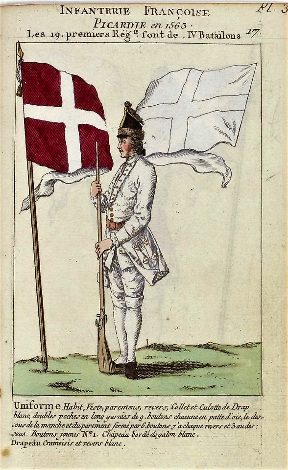 Uniformes militaires où se trouvent (...)Montigny Claude-Antoine bpt6k15213965 53