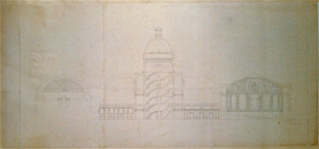 United States Capitol, Washington, D.C. Longitudinal section LCCN2002711952