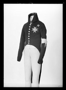 Uniformsfrack till uniform buren av Gustav IV Adolf på revolutionsdagen den 13 mars 1809 - Livrustkammaren - 9977