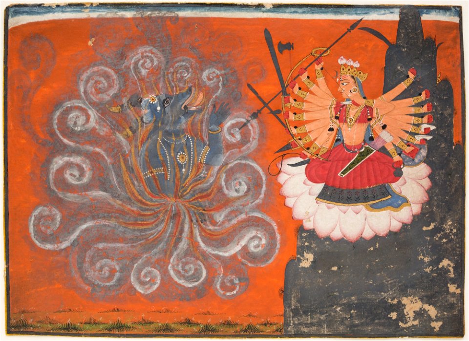 Unknown (Indian) - Durga Slaying an Asura - 26.392.A - Detroit Institute of Arts