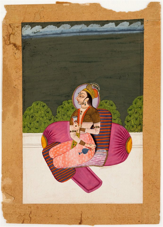 Unknown (Indian) - Portrait of a Lady - 71.324.A - Detroit Institute of Arts