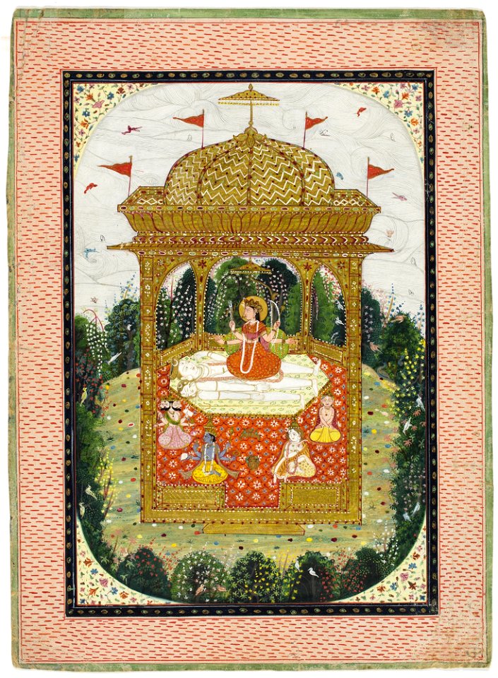 Unknown (Indian) - Shakti Enthroned - 70.728 - Detroit Institute of Arts