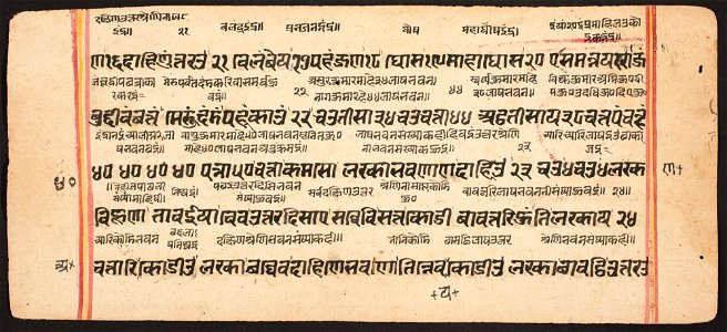 Unknown (Indian) - Tantric Manuscript Sangrahani Sutra - 73.294.8A - Detroit Institute of Arts