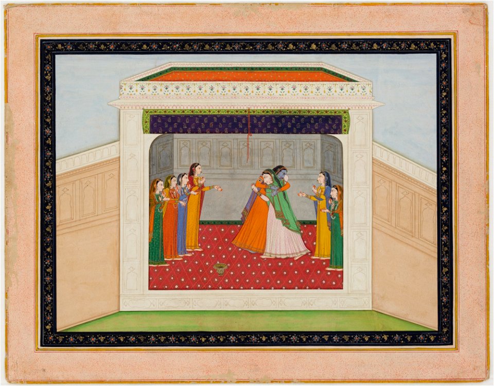 Unknown (Indian) - Story of Krishna and Radha - F68.191.A - Detroit Institute of Arts