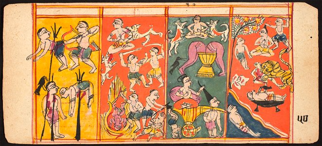 Unknown (Indian) - Tantric Manuscript Sangrahani Sutra - 73.294.50B - Detroit Institute of Arts