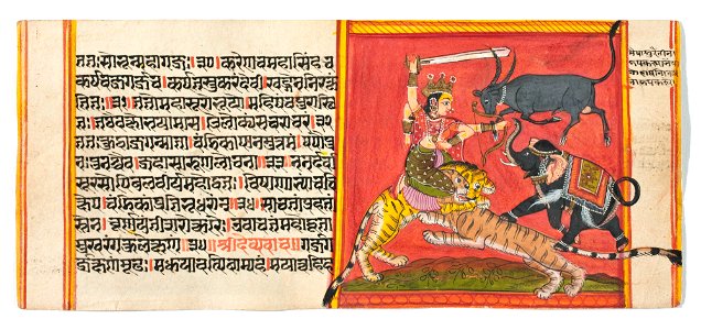 Unknown (Indian) - Legend of Durga - 73.296.20A - Detroit Institute of Arts