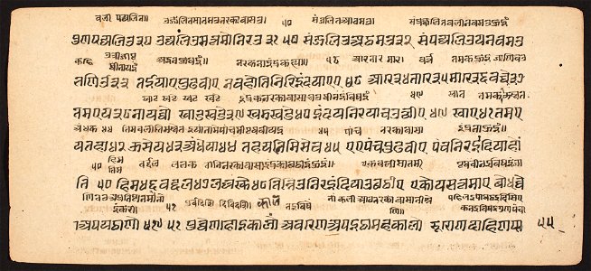 Unknown (Indian) - Tantric Manuscript Sangrahani Sutra - 73.294.55B - Detroit Institute of Arts