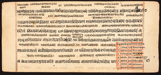 Unknown (Indian) - Tantric Manuscript Sangrahani Sutra - 73.294.57B - Detroit Institute of Arts