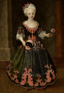 Unknown - Portrait of a girl with a mask - M.Ob.2714 - National Museum in Warsaw